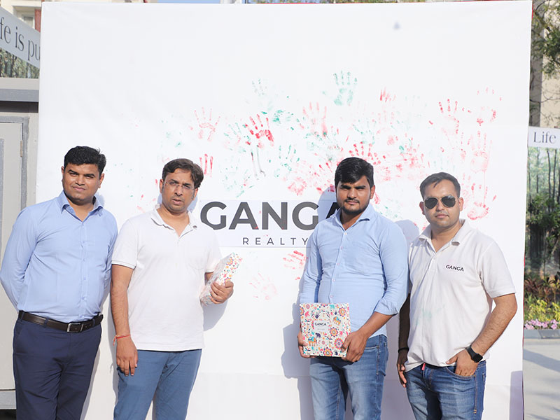 Holi Celebration - Ganga Realty