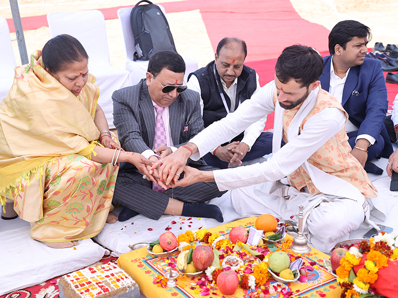 Bhoomi Poojan Celebration - Ganga Realty